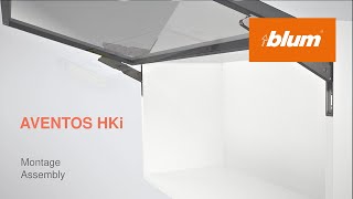 How to assemble hidden lift system AVENTOS HKi  Blum [upl. by Graaf238]