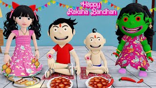 Bittu Sittu Ki Raksha Bandhan  Raksha Bandhan Cartoon  Funny Comedy Video [upl. by Meilen943]