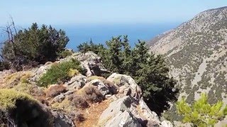 FORT HIGH ABOVE SAMARIA AND ELYGIA GORGECRETEGREECE [upl. by Elrem]