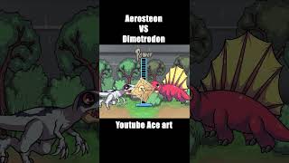 Jurassic World Dinosaur Animation Aerosteon vs Dimetrodon [upl. by Zednanref157]