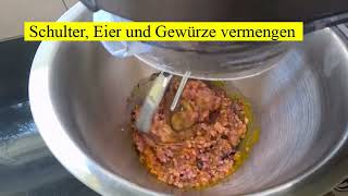 Episode 20  Bratwurst selber machen [upl. by Darrin]