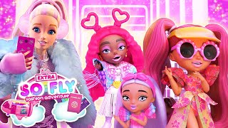 BARBIE FASHIONDAZE FASHION SHOW Barbie Extra So Fly Fashion Adventure  Ep 4 [upl. by Strepphon]