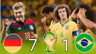 GERMANY DESTROY BRAZIL’S DREAMS IN WORLD CUP WITH SEVENGOAL AND THEY LEAVES FROM SEMIFINALS [upl. by Nywra926]