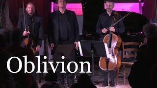 Oblivion  Astor Piazzolla  Live Performance  Trio Ellipses [upl. by Schlosser]