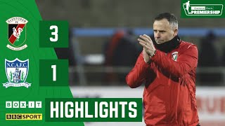 Newry City vs Glentoran  21st January 2023 13 [upl. by Onimixam996]