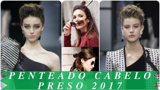 Penteado cabelo preso 2017 [upl. by Nnylyrehc71]