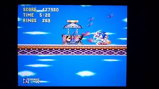 SONIC ET KNUCKLES Boss 3 EGG HANGER HANG MOBILE Pas de dégâts [upl. by Eerased]