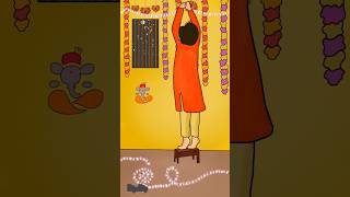 Pov  its Diwali 🪔♥️ diwali diwalispecial trending animation 2danimation viral love family [upl. by Eixid943]