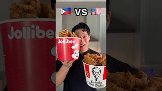 Jollibee 🇵🇭 vs KFC 🇺🇸 [upl. by Soloma356]