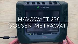 MAVOWATT Series setup measurement [upl. by Eelame]