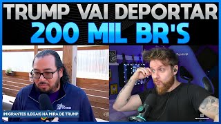 200 MIL BRS DEPORTADOS NO PRIMEIRO DIA DE MANDATO DE TRUMP [upl. by Artiek868]