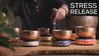 HEALING SLEEP MUSIC  1 Hour Tibetan Singing Bowls  Soothing Frequency Sound Healing [upl. by Nagud]