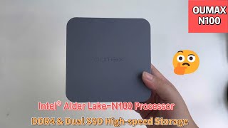 Unboxing：OUMAX Alder Lake N100 Mini Pc [upl. by Agathe]