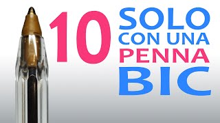 Straordinarie soluzioni grafiche con la penna biro Parte 10 [upl. by Anirroc]