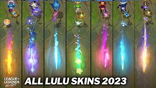 All Lulu Skins 2023 Comparison Wildrift [upl. by Sokairyk]