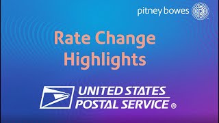 USPS Rate Change Highlights – January 9 2022 [upl. by Bor]