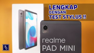 Tablet 8 inch terbaru di 2022  Realme Pad Mini Gimana Spek Sensor Speaker dan Test Stylus [upl. by Edan126]