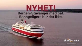 Fjord Line – Innenriksrute Bergen Stavanger [upl. by Silma]