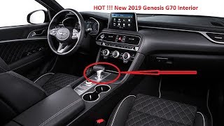 WOW  New 2019 Genesis G70 Interior [upl. by Lenor369]