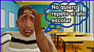 CJ Junior pierde el año escolar  GTA San Andreas Loquendo [upl. by Imef]