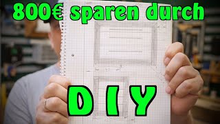 800€ sparen und Badezimmerunterschrank selber bauen DIY [upl. by Tifanie]