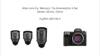 Atlas Lens Co Mercury 15x Anamorphic A Set on Fujifilm GFX100 II [upl. by Nahrut63]