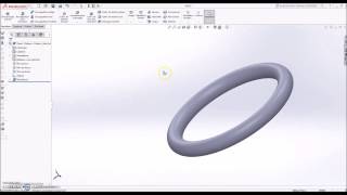 Joint torique avec Solidworks [upl. by Rabbaj382]