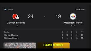 Browns 24  19 Steelers [upl. by Nwaf554]