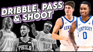 Dribble Pass and Shoot  Utility Sports NBA Draft Philosophy pertaining to 2024 NBA Draft Class [upl. by Euqinor]