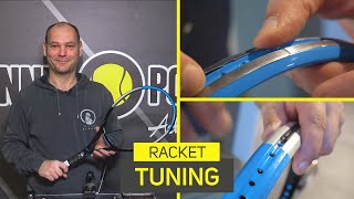 Du willst deinen Tennisschläger tunen Wir haben die Tipps amp Tricks – RacketTuning  TennisPoint [upl. by Eerehs]