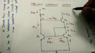 Wilson current source in Tamil [upl. by Bonilla]