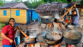 ¡SANCOCHO Con  20 Libras de Carnes y 40 Plátanos YUCA y 10 Libras De AHUYAMA [upl. by Fromma]