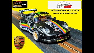 Revoslot 132 Porsche 911 GT2 90 Apple Computers Test Laps [upl. by Nyrual]