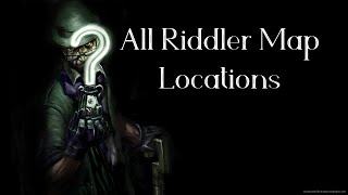 Arkham Asylum All Riddler Map Locations [upl. by Boni]