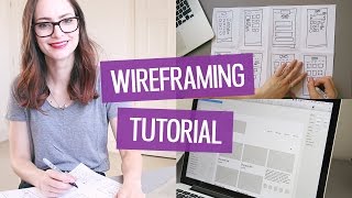 How to wireframe a website  CharliMarieTV [upl. by Haas]