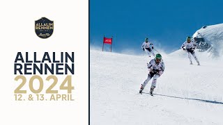 AllalinRennen in SaasFee Einzelrennen am 13 April 2024 [upl. by Merrel704]