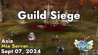 Guild Siege Mia Server September 07 2024  Flyff Universe [upl. by Yrocaj]