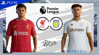 Liverpool vs Aston Villa  Premier League 2425 CLASH  FC 25 NO RULES [upl. by Akkina733]