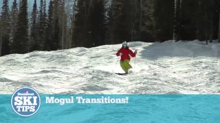 How to Ski Moguls  Turn Transitions  Steamboat Ski Resort Olympian Nelson Carmichael [upl. by Skye]