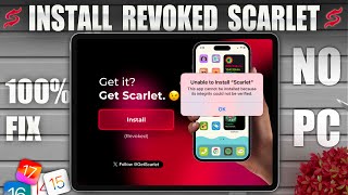 Solving Scarlet Revoked Issues  Revive Revoked Apps 2024 [upl. by Askari]