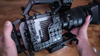 NEW TILTA SIDE MOUNTING PLATE FOR SONY FX6  DEMO [upl. by Circosta]