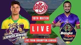 Live cricket match today  global t20 canada 2024 live Score  BTM vs SJ 10th [upl. by Aenahs]