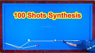 100 Best Shots carom 3cushion billiards tutorial beginner basics [upl. by Ailima]