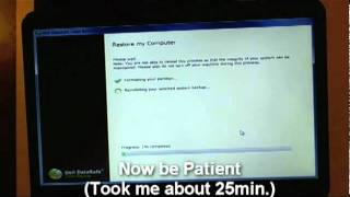 Restore Dell Recovery Partition Dell DataSafe Windows 7 [upl. by Coriss503]