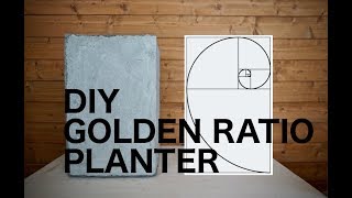 【DIY】モルタルと断熱材でプランターを作る  DIY CEMENT ＆STYROFOAM PLANTER GOLDEN RATIO [upl. by Nabroc]