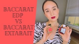 Baccarat Rouge 540 EDP vs Baccarat Rouge 540 extrait Плюс 4 аналога Баккары [upl. by Oos]