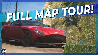 Forza Horizon 5  Map Tour Canyons Volcanoes Highway Gameplay and MORE [upl. by Baumbaugh]