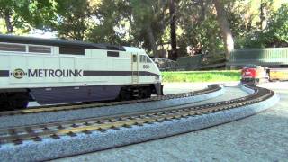 HD My HO Model Train Collection Metrolink Southern Pacific Union Pacific etc [upl. by Mientao107]