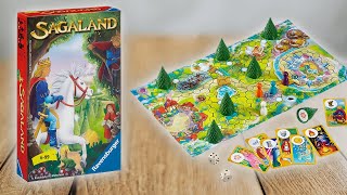 SAGALAND Mitbringspiel  Spielregeln TV Spielanleitung Deutsch  Ravensburger [upl. by Scornik532]