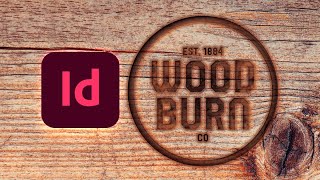 How to Create a Quick Burnt Wood Text Effect in Adobe InDesign [upl. by Agripina]